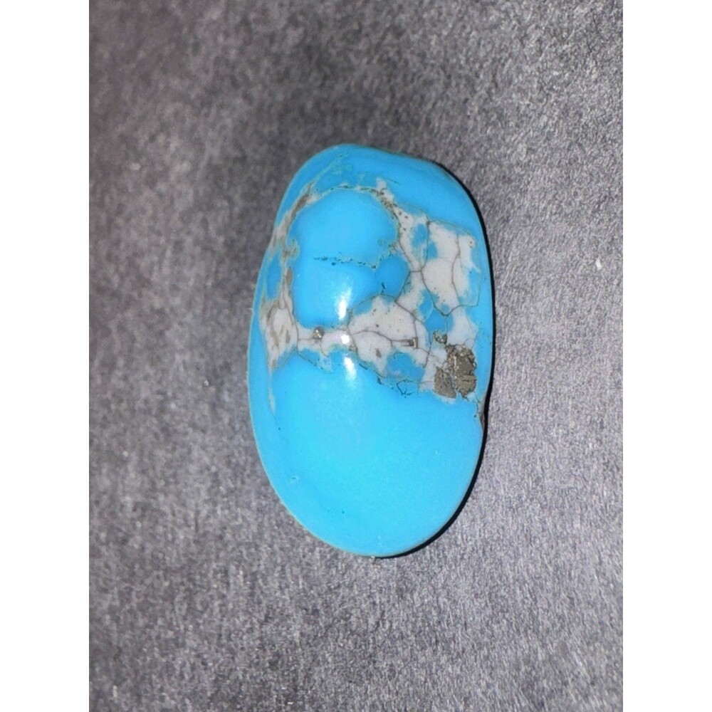 Sleeping Beauty Turquoise Cabochon Loose Stone Blue Matrix Arizona 25mm